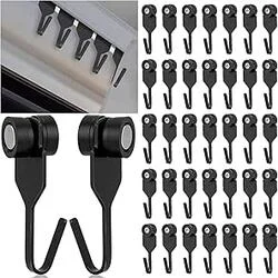 50 Pcs AceOrbit Metal Slide Curtain Track Hooks