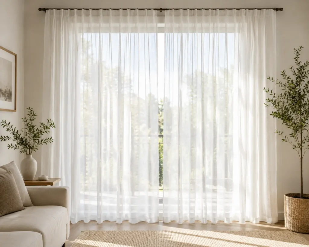 Made to Measure Sheer Curtain in Dubai