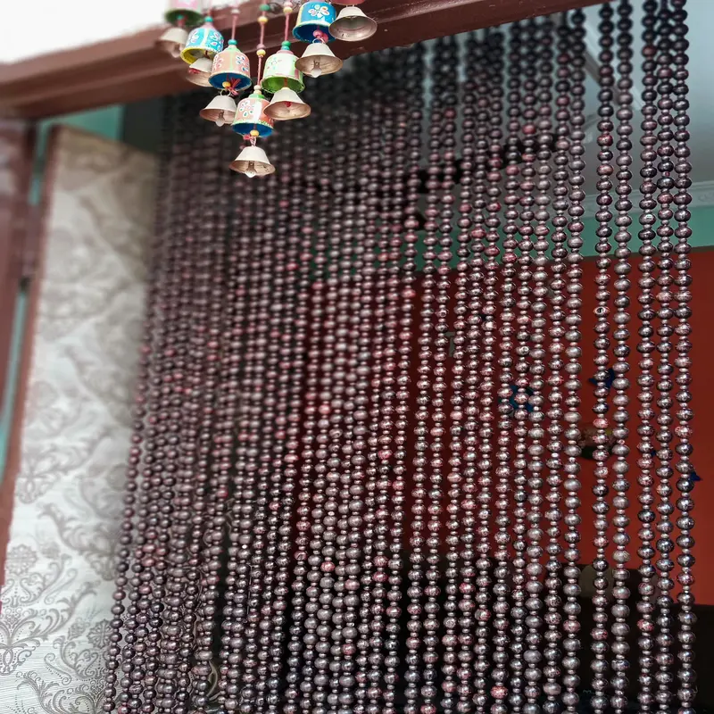 Bohemian Room Handmade Wooden Beads Curtain