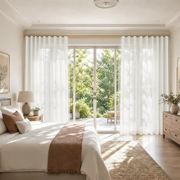 Cato Traverse Sheer Ripple Fold Curtain