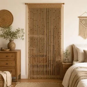 Macrame Handmade Beaded Curtain