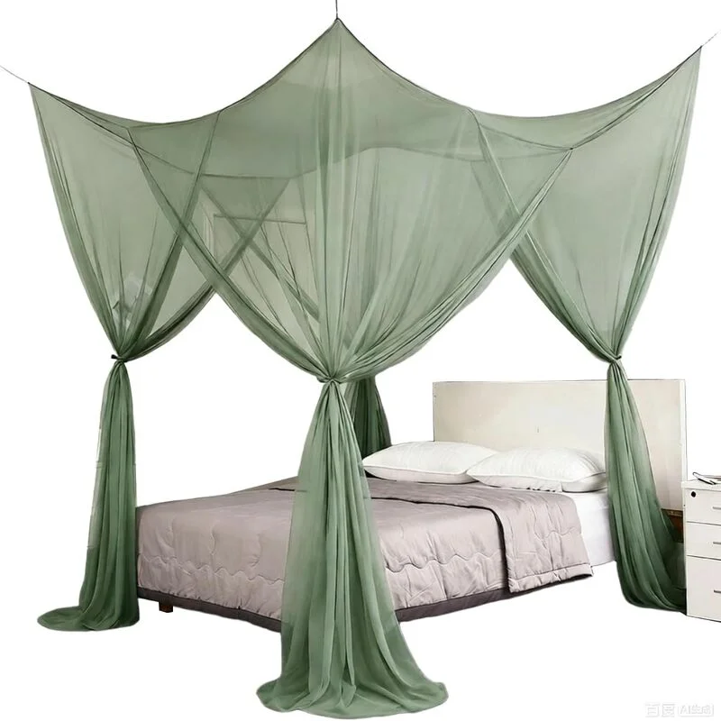 Mangersi Canopy Curtains for Full to King Size Bed