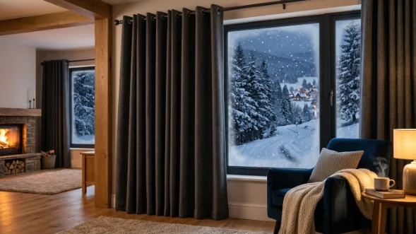 grey thermal curtains
