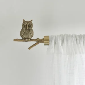 Atique Brass Owl Finials