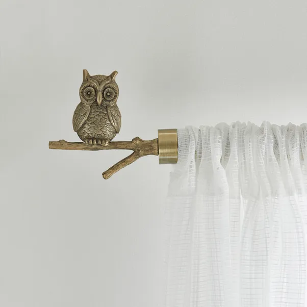 Atique Brass Owl Finials