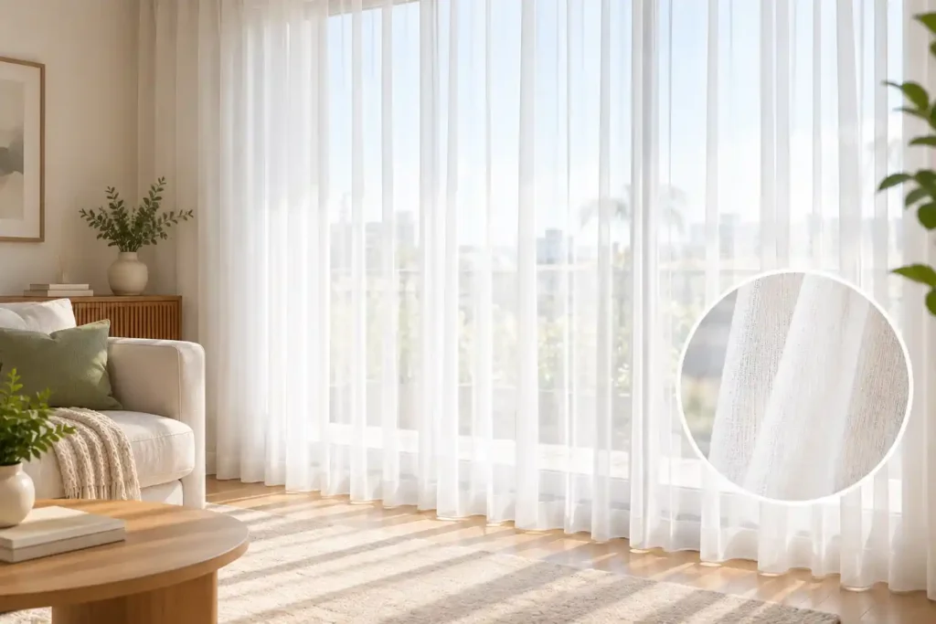 Luxury Sheer Fabric Curtain