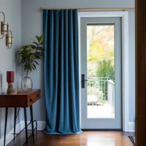 Soft Velvet Royal Blue Thermal Curtain