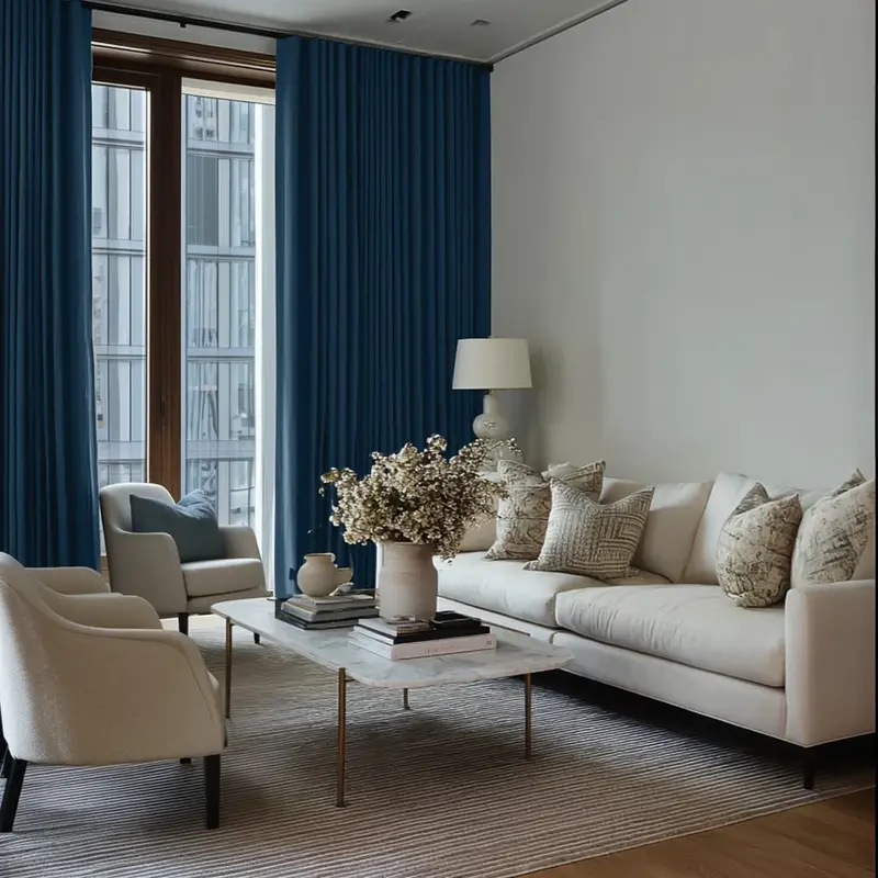 Zinc Linen Soundproof Curtains