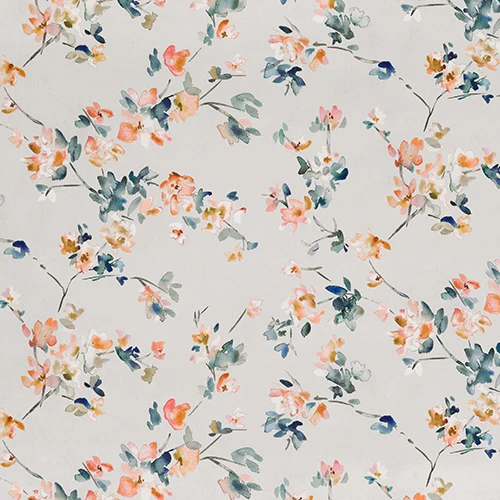 Blossom Print Shower Drape