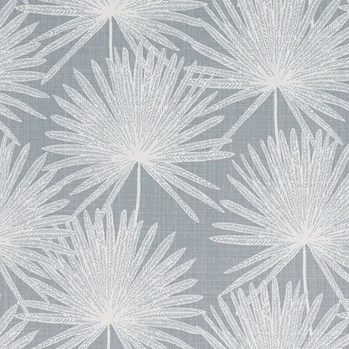 Palm Leaf Eyelet Bathroom Curtain.